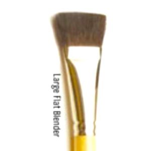 LARGE FLAT BLENDER BRUSH PROFESSIONAL GRADE SOLD BY PROFESSIONAL MAKEUP ARTIST1